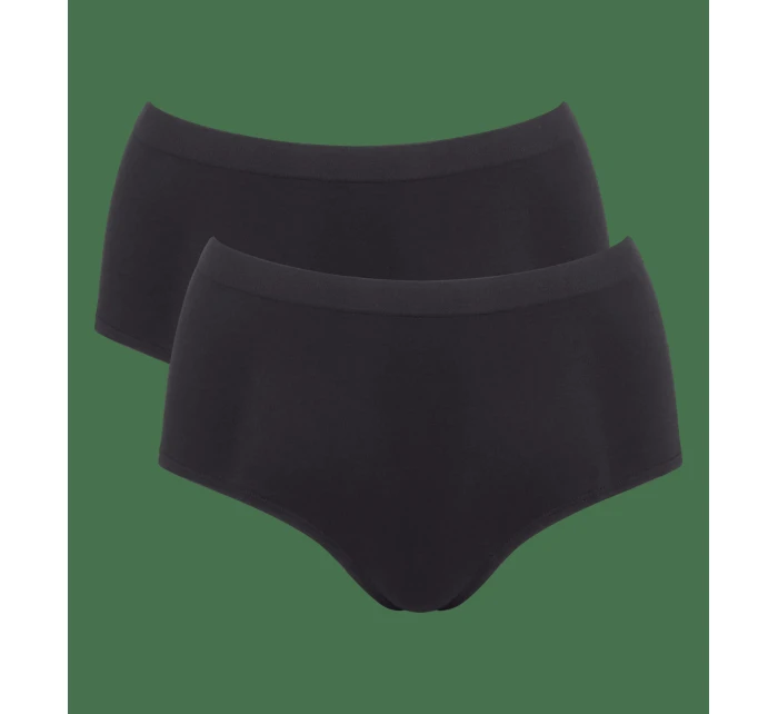 sloggi GO Sense Highwaist 2P - BLACK - SLOGGI BLACK - SLOGGI sloggi GO Sense Highwaist 2P - BLACK - SLOGGI BLACK - SLOGGI