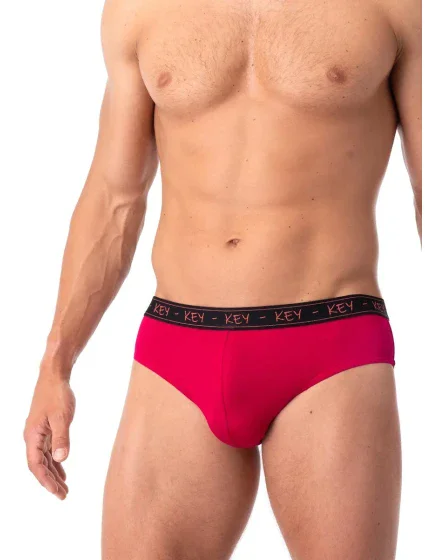 Pánské slipy Key MPP 178 B25 Bambus A'2 M-2XL