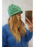 Roma Bis fleecová čiapka K235 mint Roma Bis fleecová čiapka K235 mint