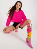 Dámský svetr BA SW model 21770350 fluo růžový - FPrice