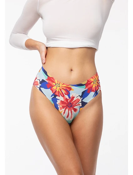 Julimex Flower Folk Jednoduché klasické nohavičky S-XL