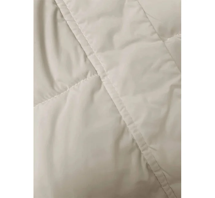 Světle béžová dámská sportovní bunda model 21246363 - Miss TiTi