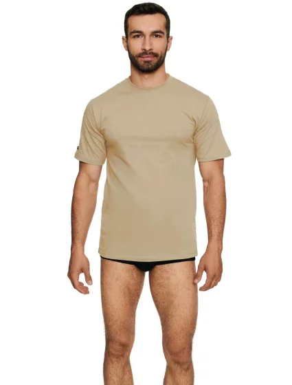 Pánske tričko 19407 T-line beige - HENDERSON