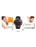 VELTORI VT140-1 Smartwatch Čierny silikónový remienok VELTORI VT140-1 Smartwatch Čierny silikónový remienok