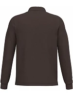 K 243 Pánské piqué polo s dlouhým rukávem model 22506953 chocolate - Kariban