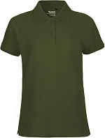 Neutral O 22980 Dámske polo tričko z bio bavlny 77.2280, vojenská farba