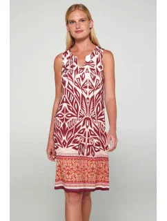 Šaty bez rukávů s potiskem model 19697423 - Vamp