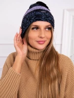 Pola fleecová čiapka K267 navy+sea blue