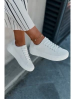 Materiałowe Trampki Damskie Na Platformie Big Star RR274463 Białe