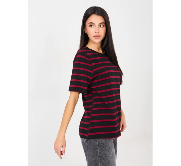 Tričko RV TS A1087.74 čierno-červené