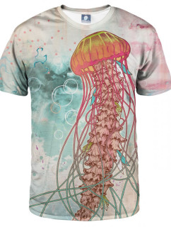 Aloha From Deer Jellyfish T-Shirt TSH AFD443 Červená farba
