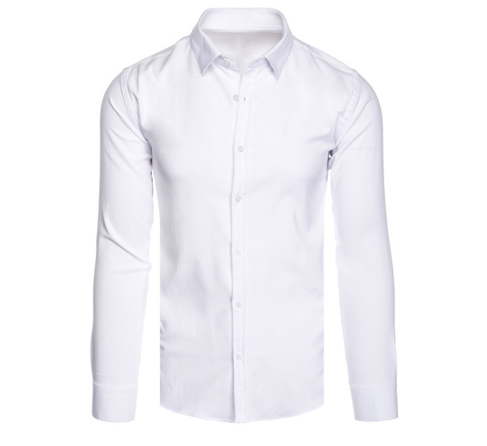 Dstreet DX2539 biela pánska košeľa