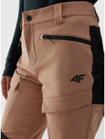 Dámske trekové nohavice 4FAW23TFTRF407-82S hnedá - 4F