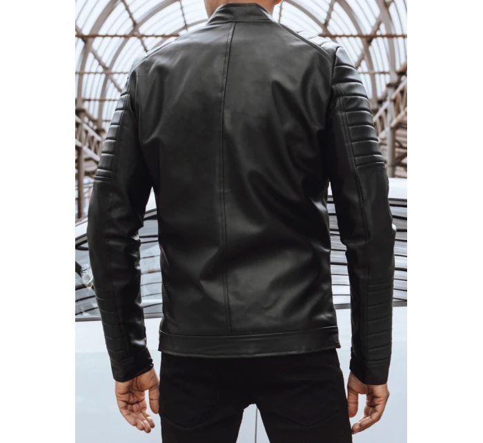 Pánská kožená bunda černá Dstreet model 21965530 - FashionStreet