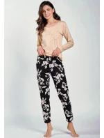 Dámské pyžamo Katie model 20257981 dł/r SXL Z25 - Taro Dámské pyžamo Katie model 20257981 dł/r SXL Z25 - Taro