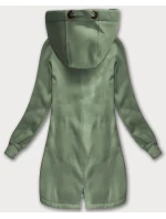 dlouhá dámská mikina s kapucí model 21240168 - LHD