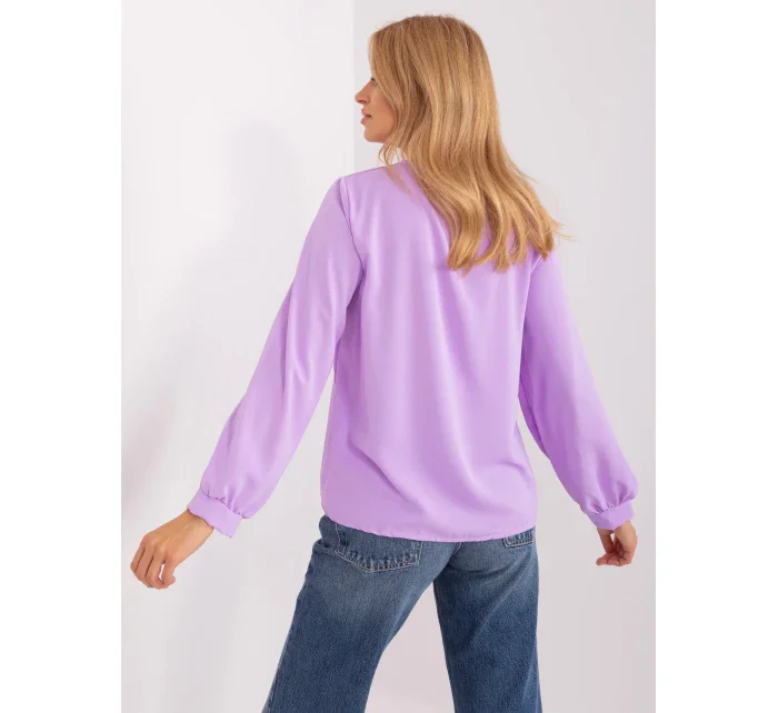 Bluzka EM BZ model 18955282 jasny fioletowy - FPrice Bluzka EM BZ model 18955282 jasny fioletowy - FPrice