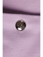 M788 Trapézové šaty s prednými vreckami - fialové