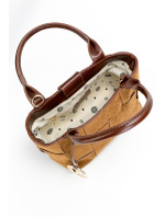 Monnari Bags Dámska kabelka s príveskom hnedá