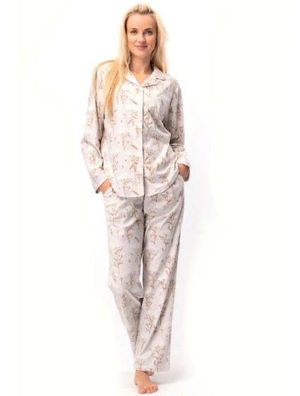 Pyžamo LNS model 21299739 B25 délka/r 2XL4XL dámské rozepínací - Key