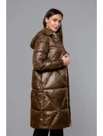Hnedá dámska prechodná bunda (YP-22081-101)