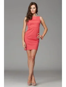 Dámske šaty M079 coral - fígľov