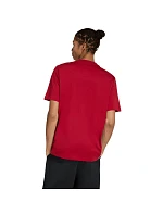 Pánské tričko Essentials 3Stripes červené model 22071176 pánské - ADIDAS