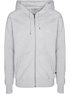 Unisex mikina s kapucí 74. grey melange model 22413172 - Pure Waste
