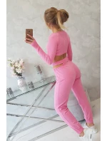 Sada s blúzkou svetlo ružová