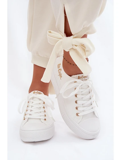 Platformové tenisky Lee Cooper LCW-26-44-4482 Bílé
