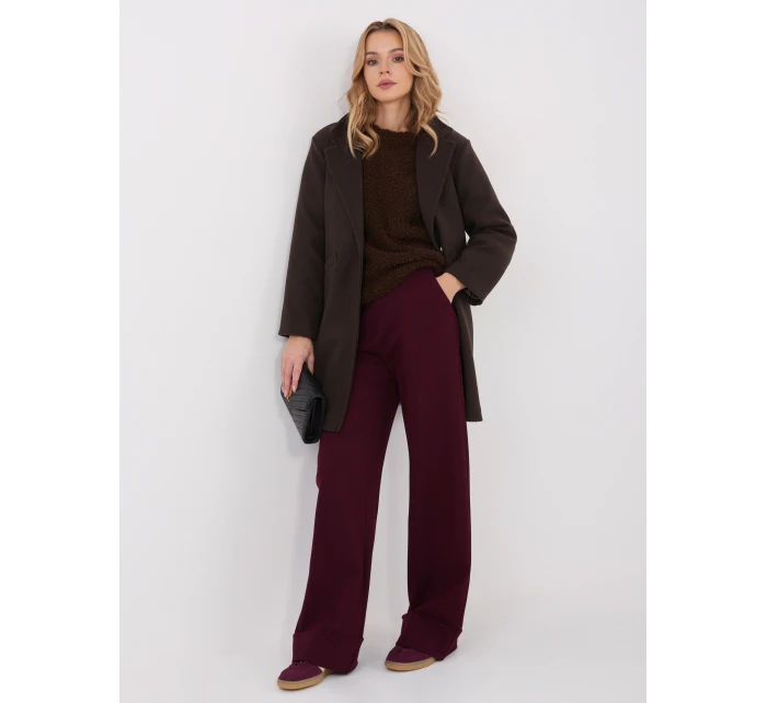 Kabát IT EN 20238.23 tmavohnedý