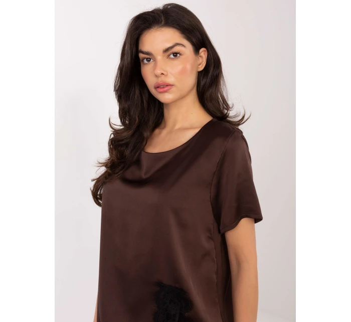 Bluzka MI BZ model 21795607 brązowy - FPrice