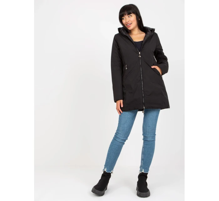 Dámsky kabát NM KR P22 6206 1.70P čierny