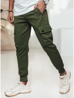Pánské kalhoty cargo zelené Dstreet model 21982805 - FashionStreet Pánské kalhoty cargo zelené Dstreet model 21982805 - FashionStreet