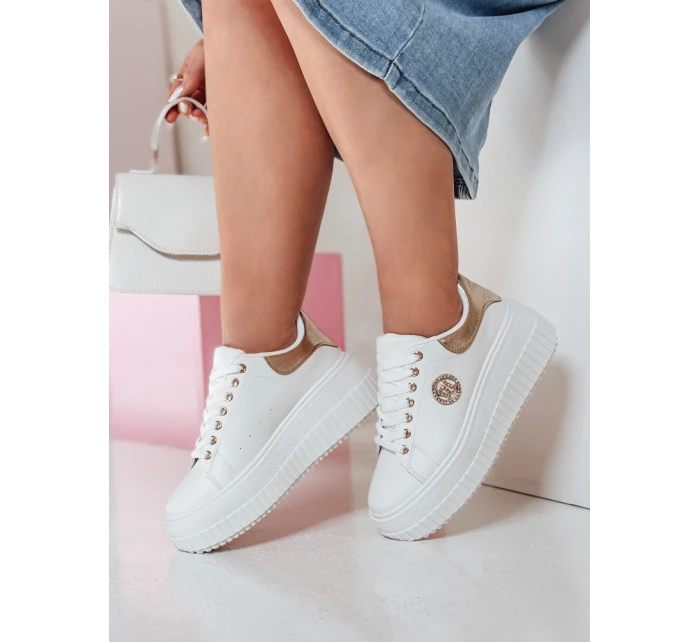 Dámske tenisky na platforme KITNOT gold FashionStreet ZY0920