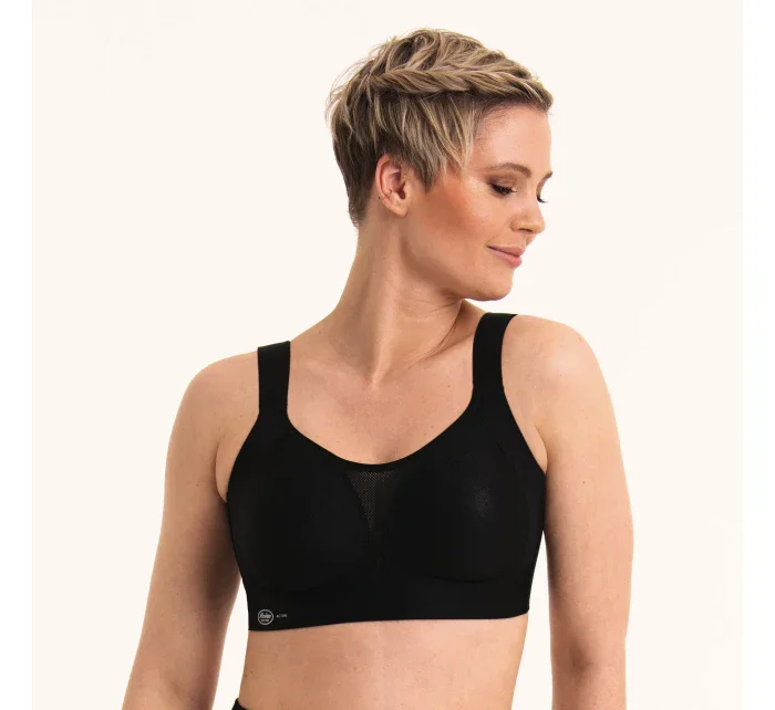 športová podprsenka smart control tvarovaná, clean cut 5530 čierna - Active