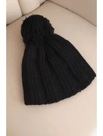 Čiapka s fleecom Idalia K284 čierna