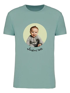 Personalizované dámské tričko s výřezem fotky na podkladu