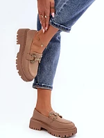 Dámske mokasíny H8-309 Beige - Joalice Paris