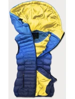 Tmavo modrá prešívaná dámska vesta (HV-1512)