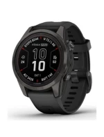 Hodinky Garmin Fenix 7S Pro 42mm Sapphire Solar šedé titánové DLC s čiernym remienkom Hodinky Garmin Fenix 7S Pro 42mm Sapphire Solar šedé titánové DLC s čiernym remienkom
