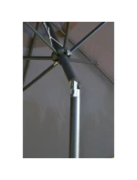 ZÁHRADNÝ DÁŽDNIK 300 CM SKLADACÍ SIVÝ