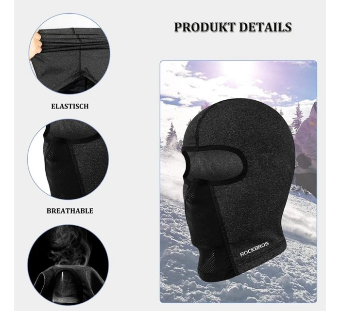 Zateplená model 21851015 černá - Rockbros