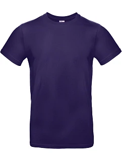 B&C #E190 Tričko z hrubej bavlny 01.003T urban purple