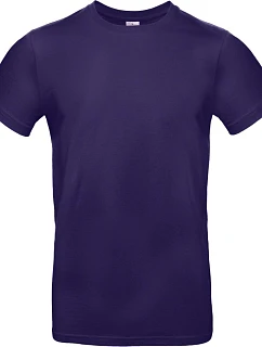 B&C #E190 Tričko z hrubej bavlny 01.003T urban purple