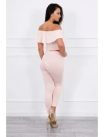 Frill set púder ružový