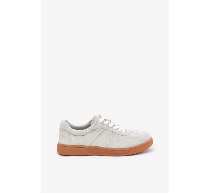 Semišové Nízké Tenisky Dámské Šedé model 21691159 - EVENTO