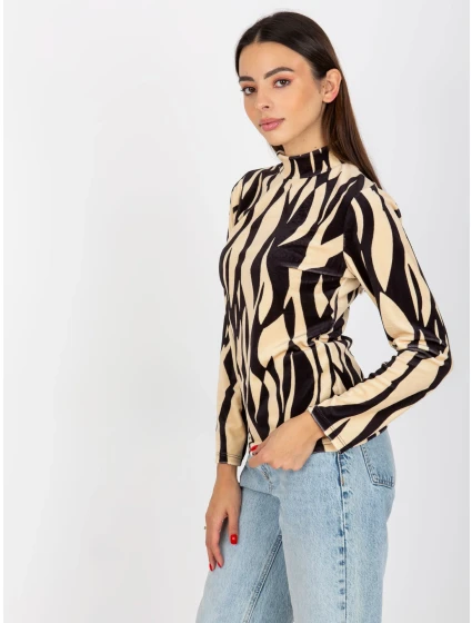 RP Halenka BZ černá a béžová model 17851648 - FPrice RP Halenka BZ černá a béžová model 17851648 - FPrice