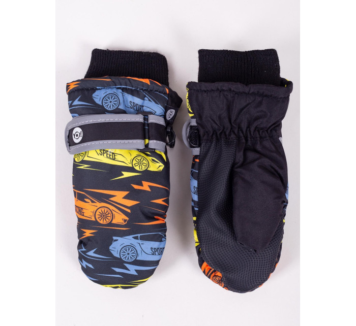 Yoclub Chlapecké zimní lyžařské rukavice REN-0290C-A110 Vícebarevné