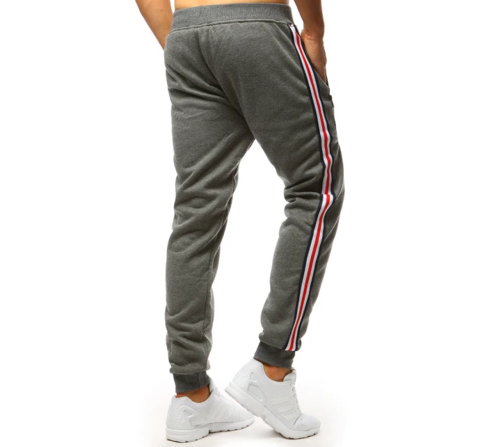 Pánske antracitové tepláky FashionStreet UX3623